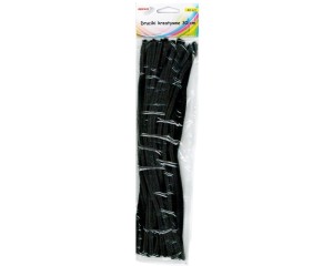 Druciki kreatywne DR13 czarne 30 cm 40 szt. Brewis