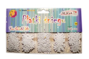 Konfetti płatki śniegu 5x2g Aliga