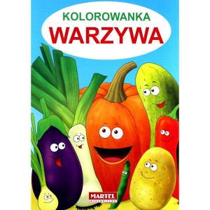 Kolorowanka A4 Warzywa  Martel
