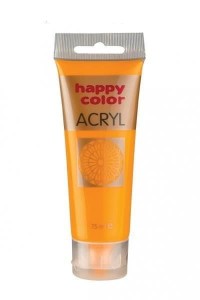 Farba akrylowa 75ml żółty ciemny HAPPY COLOR
