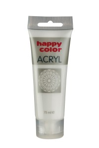 Farba akrylowa 75ml biały HAPPY COLOR