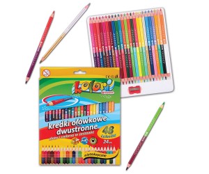 Kredki ołówkowe trójkątne 24/48 Kolori PENMAT