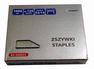 Zszywki 23/15 Taurus 1000szt. 83-344022