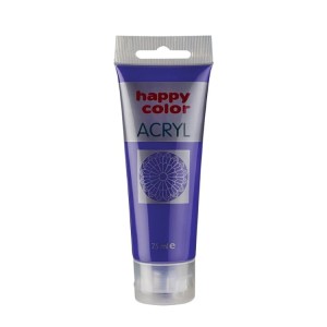 Farba akrylowa 75ml fioletowa Happy Color