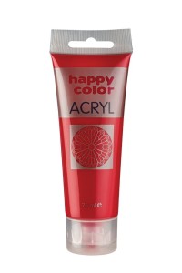 Farba akrylowa 75ml c.czerwony Happy Color