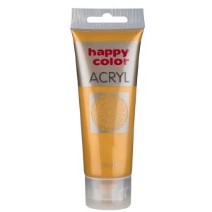Farba akrylowa 75ml złota Happy Color
