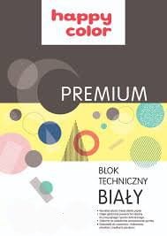 Blok techniczny A4/10 biały 170g Happy Color