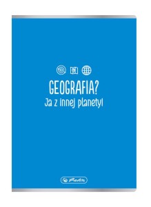 Zeszyt GEOGRAFIA A5/60 kratka 70g HERLITZ