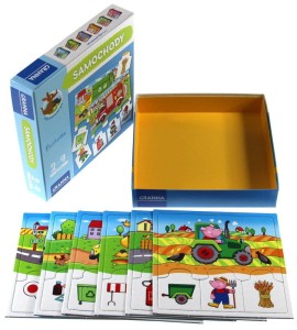 Gra Samochody puzzle GRANNA