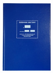 Dziennik lekcyjny MEN I/3