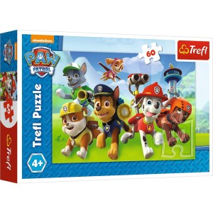 Puzzle 60 elem. PSI PATROL- gotowi do akcji Trefl
