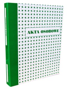 Teczka akta osob.-mech. ringowy K-fex zielona T01