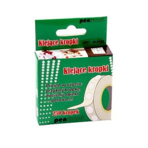 Klejące kropki śr.10mm PSH 250 kropek