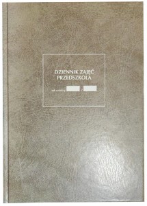 Dziennik zajęć przedszkola MEN I/1