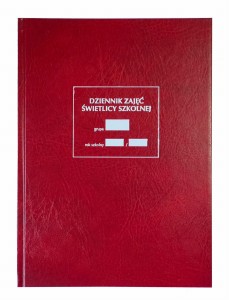 Dziennik zajęć świetlicy szkolnej twarda oprawa