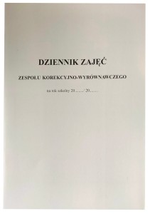 Dziennik zajęć zespołu korekcyjno- wyrównawczego