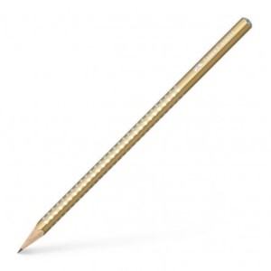 Ołówek trój. bez gumki złoty GRIP Faber-Castell