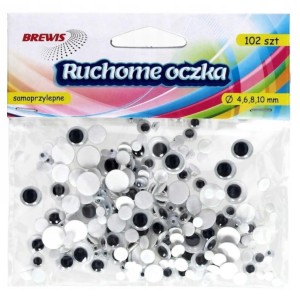 Ruchome oczy RO4 4,6,8,10cm BREWIS