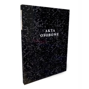 Teczka do akt.osob.opr.tw.grzbiet 2 cm CZARNA