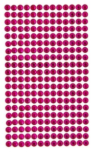 KRYSZTAŁKI SAMOPRZYLEPNE 6MM 260 SZT. FUCHSIA