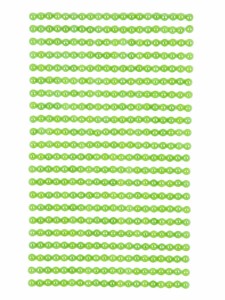 PEREŁKI SAMOPRZYLEPNE 4 MM, 440 SZT. GREEN