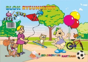 Blok rysunkowy A4  kolor P-tos