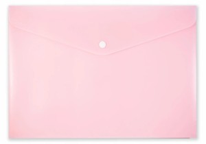 Koperta na zatrzask A4 PP-113pastel róz Penmate