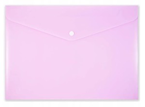 Koperta na zatrzask A4 PP-113pastel fiolet Penmate