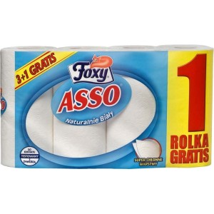 Ręcznik papierowy Foxy ASSO a'4 białe 