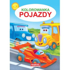 Kolorowanka A4 POJAZDY Martel