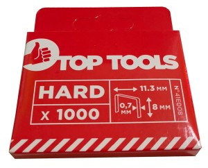 Zszywki J/53 8mm 1000szt. TOP TOOLS tapicer