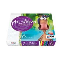 Plastelina 6 kol okrągła Sweet Colours Koma-Plast
