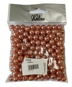 Koraliki 8mm łososiowy Kalina 61519-37