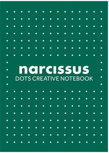 Zeszyt A5/56 kropki 80g zielony Narcissus