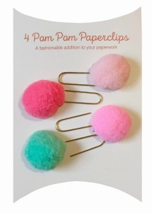 Spinacz pompon mix kolorów