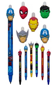 Długopis wymazywa Avengers 0,5 mm niebies COLORINO