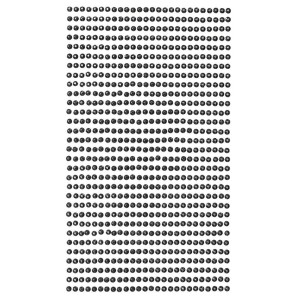 Kryształki samoprzylepne 3mm 806szt BLACK