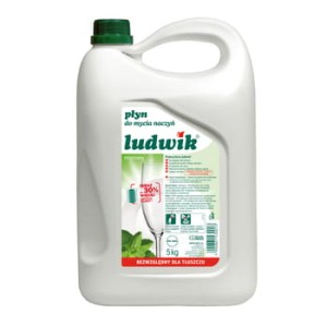 Płyn do mycia naczyń LUDWIK 5L miętowy/aloesowy