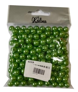 Koraliki 8mm zielony Kalina 61519-45