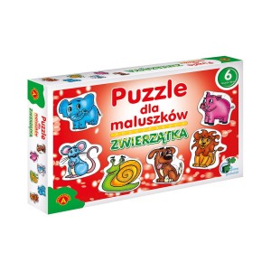 Puzzle dla Maluszków Zwierzątka 6 wzorów ALEXANDER