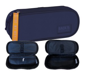 BACKUP PIÓRNIK SASZETKA  KOSMETYCZKA GRANATOWA