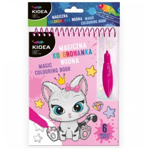 Magiczna kolorowanka wodna KOTKI KIDEA 