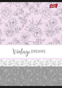 Zeszyt A5/80 kratka mix dziewczęcy St.Majewski