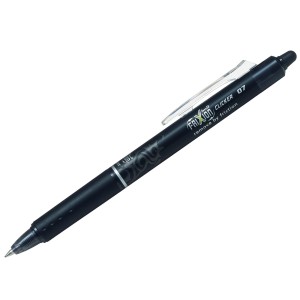 Pióro wymazywalne 0.7mm Frixion czarny CLICKER 